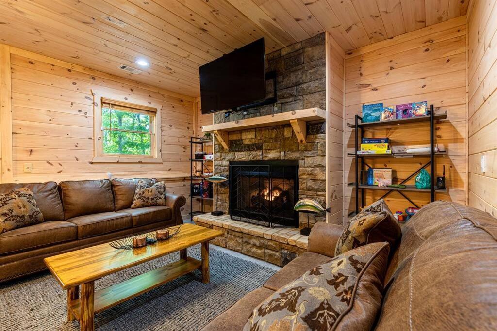 Luxe Family Cabin 8 Min To Downtown Blue Ridge Exterior foto